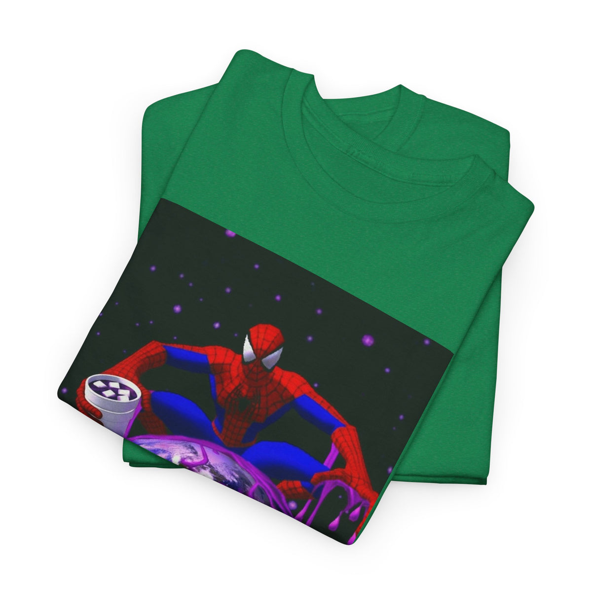 Spider-Man Pouring Lean On Earth