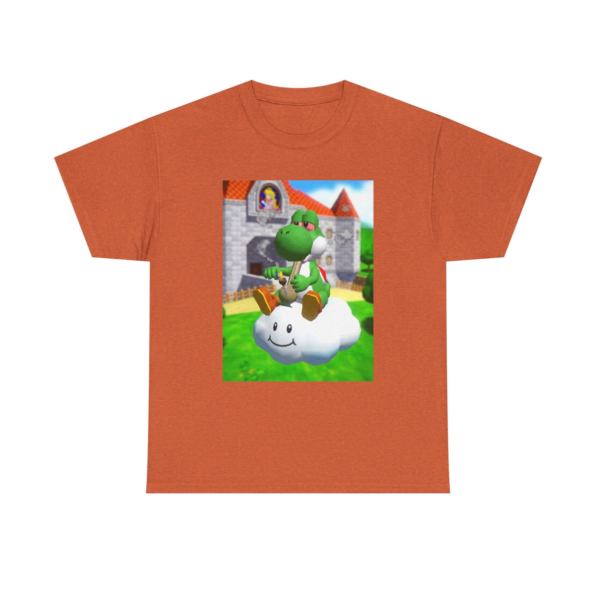 Yoshi Puffing On A Cloud Tee (Design 7)