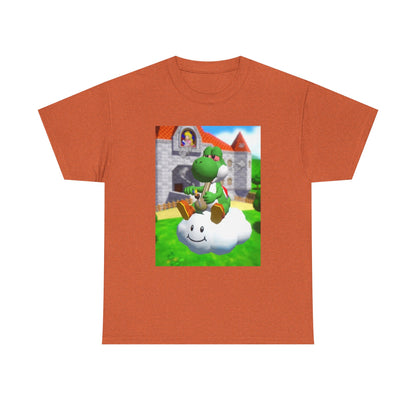 Yoshi Puffing On A Cloud Tee (Design 7)