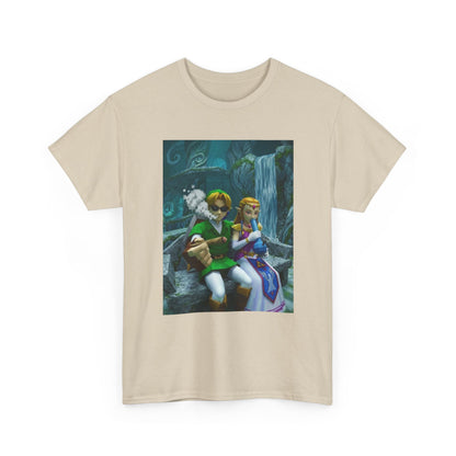Link And Zelda Chilling In Hyrule