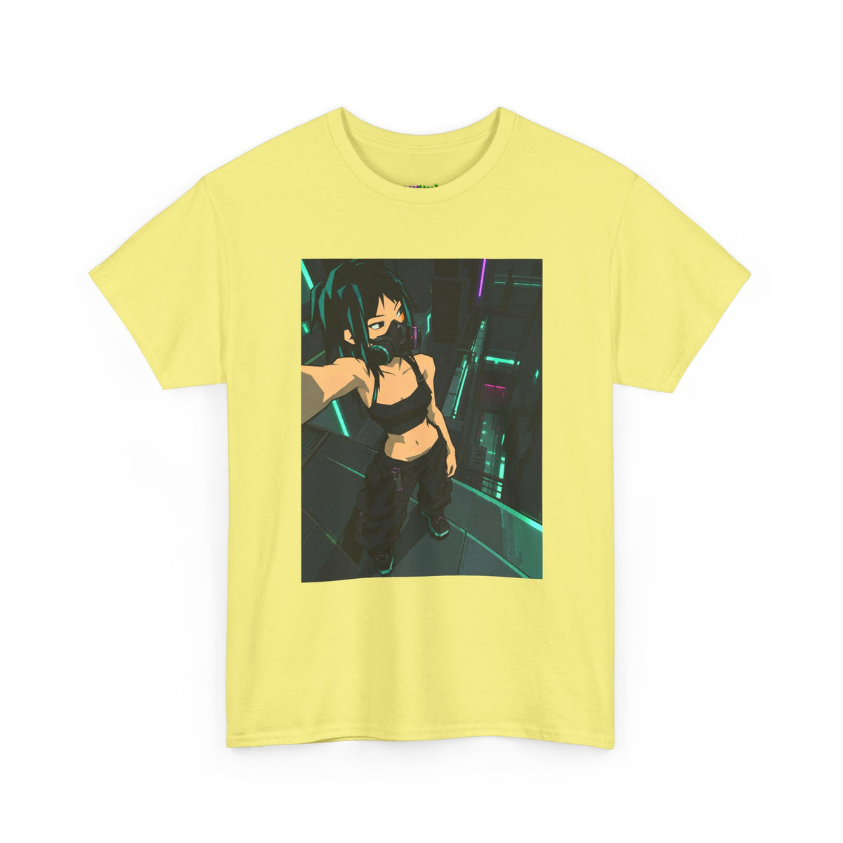 Green Horizon Blur Graphic Tee