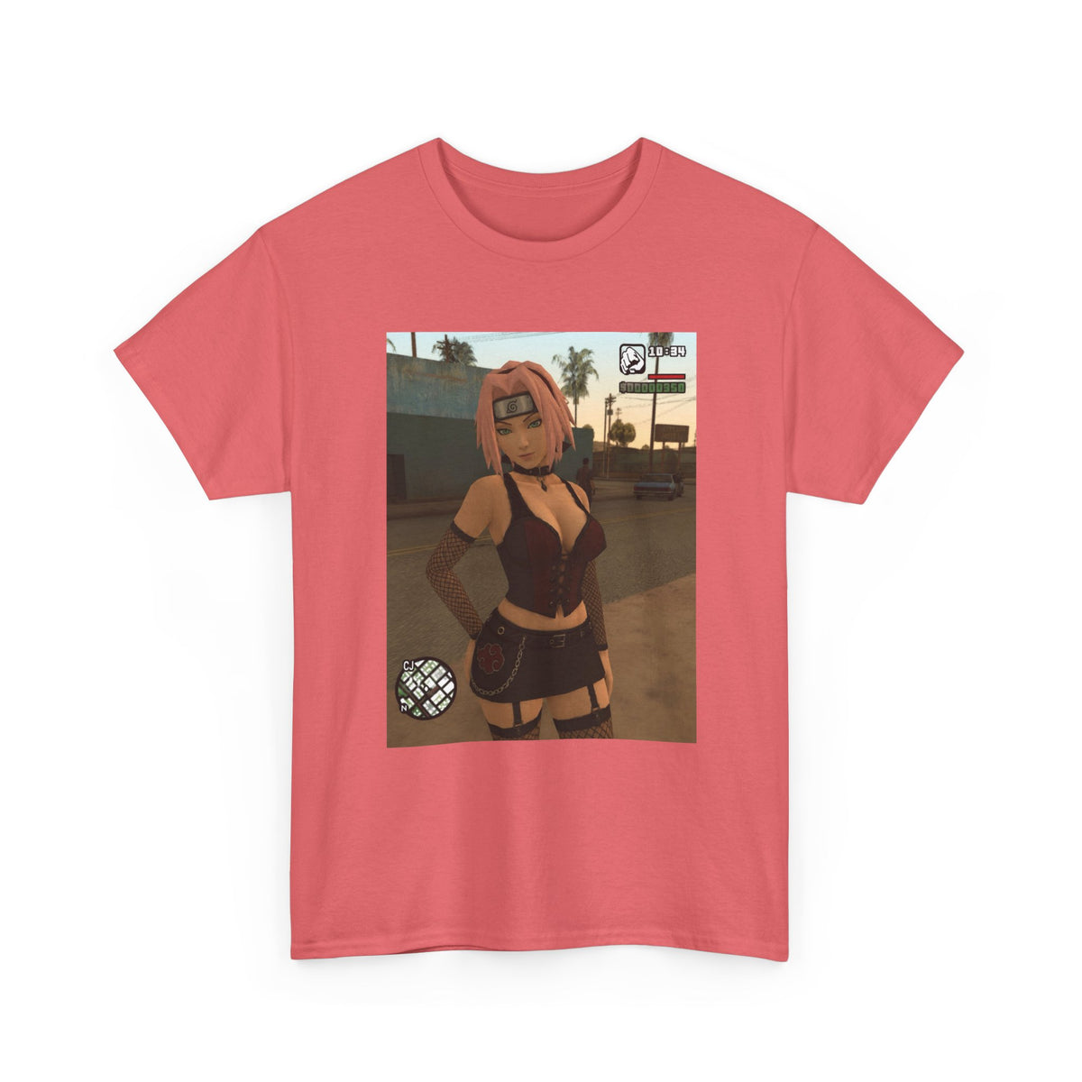 Sakura Haruno In GTA Style Tee