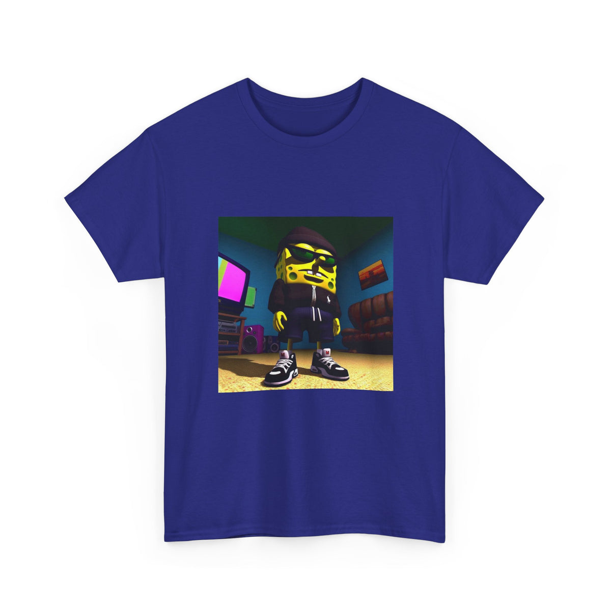 Blinged-Out Sponge Dude Chilling Tee