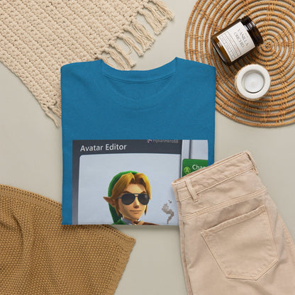 Hylian Hero Smoking A Stogie Tee