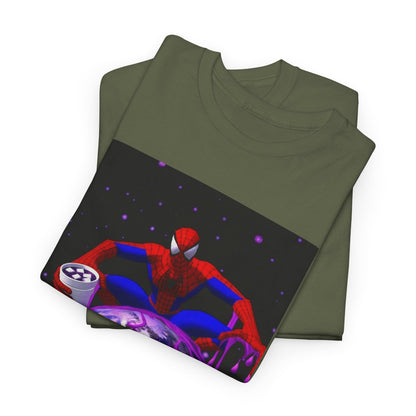 Spider-Man Pouring Lean On Earth