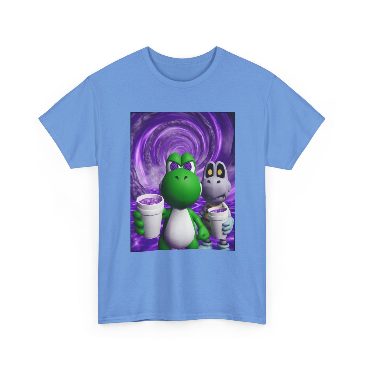 Yoshi And Dry Bones Sippin' Purple