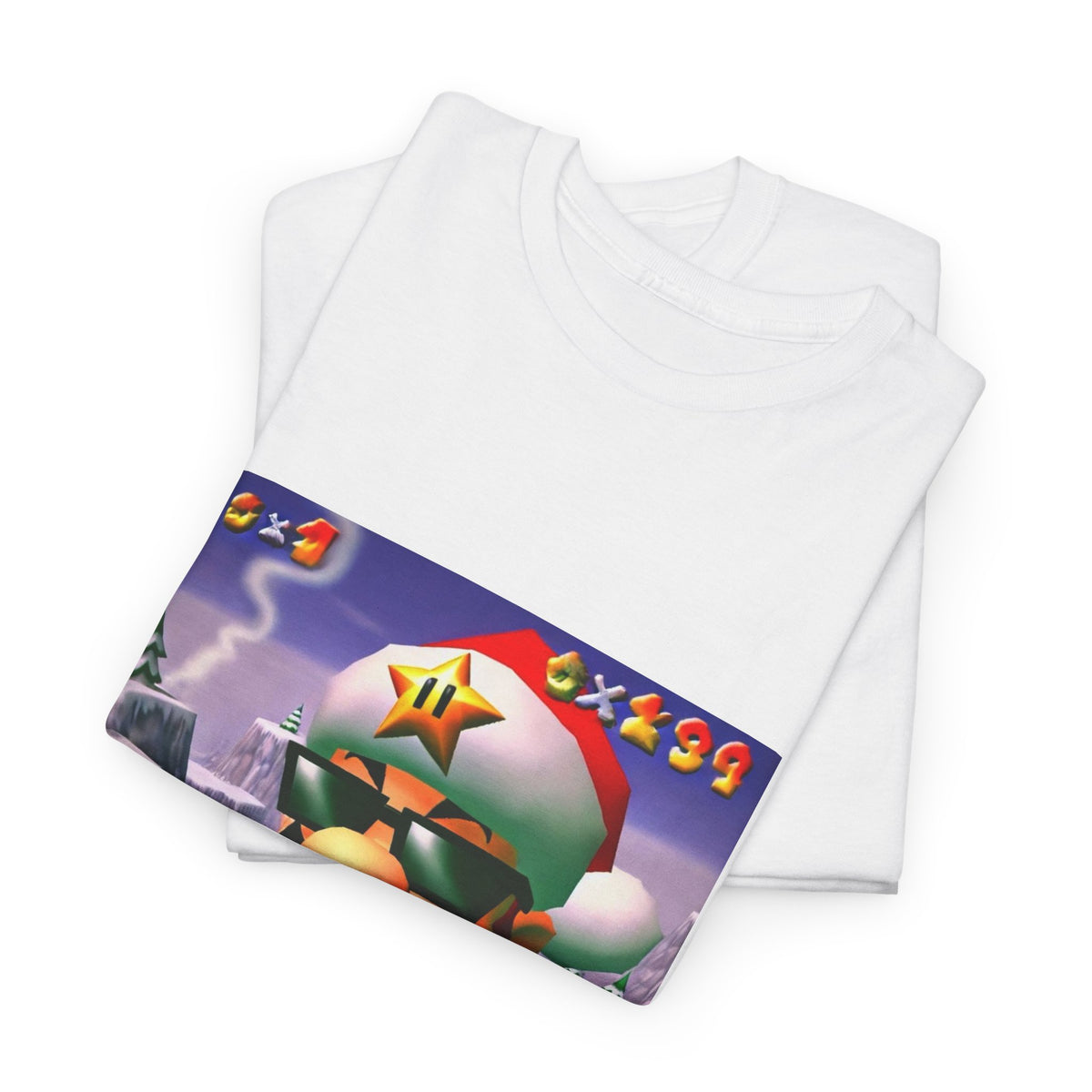 Cool Mario Santa Smoking Cigar Tee