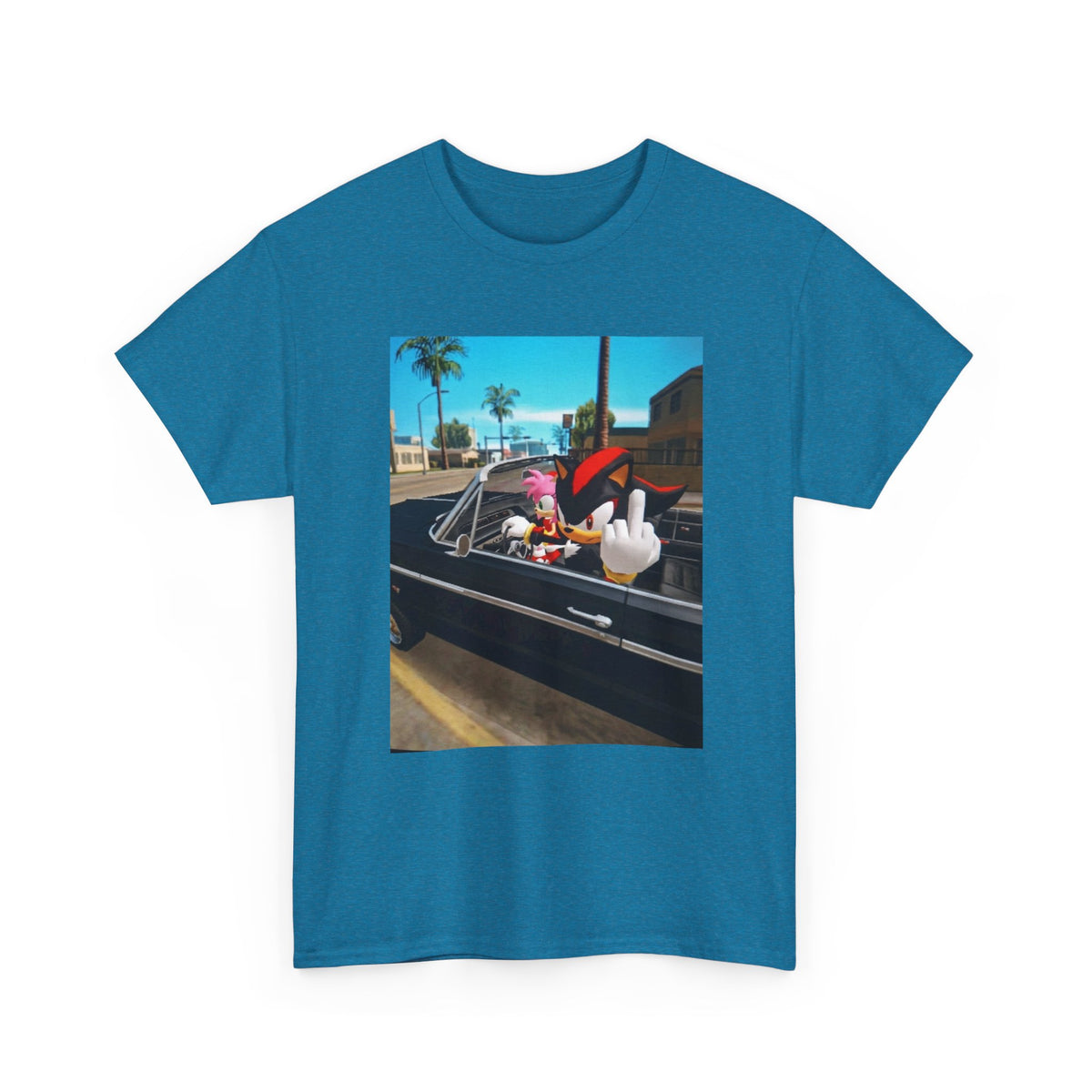 Shadow The Hedgehog Driving With Attitude Tee