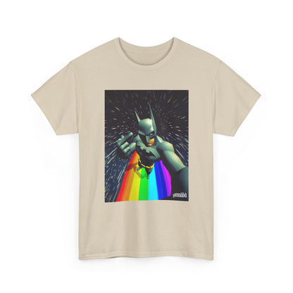 Batman Giving Finger On Rainbow Cape