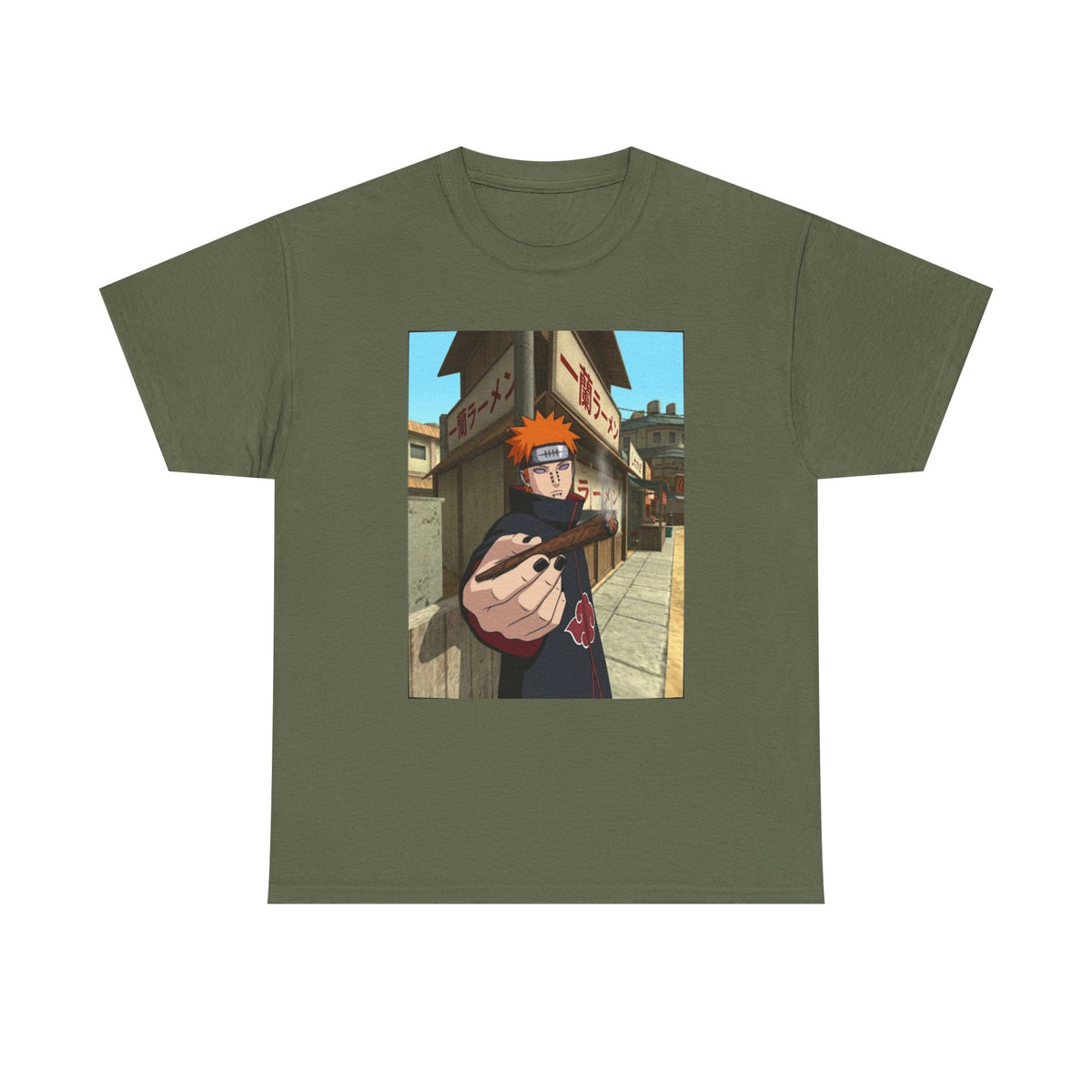 Pain Smoking A Blunt In Konoha Tee