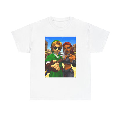 Link And Gerudo Blazing Out West Tee