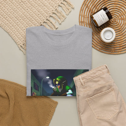 Skater Link Smoking In Dark Alley Tee