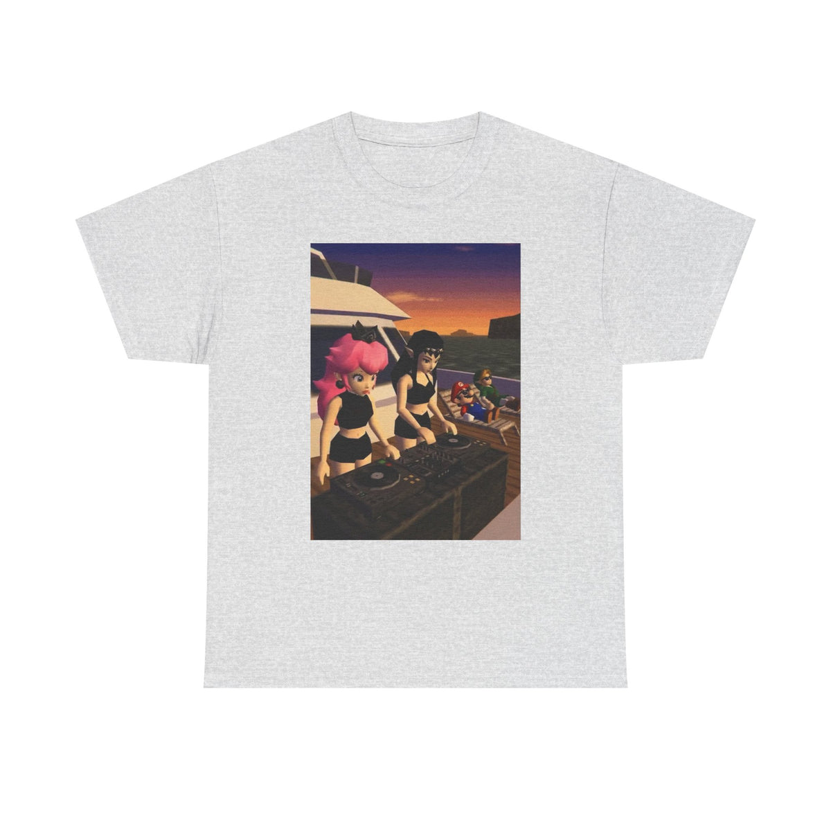 N64 Waifus DJ Yacht Party Tee