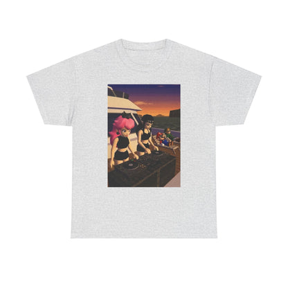 N64 Waifus DJ Yacht Party Tee