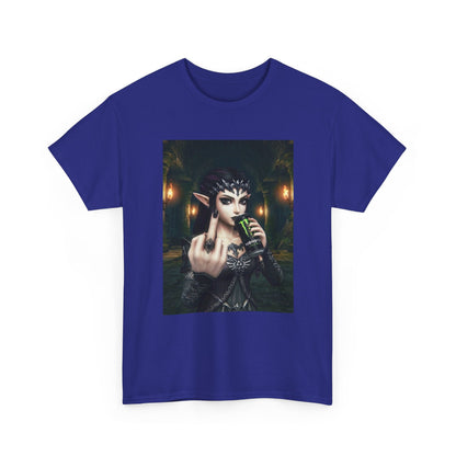 Edgy Elf Queen Flips You Off Tee