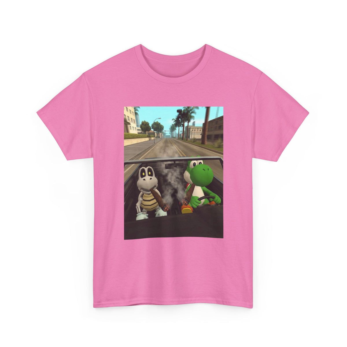 Yoshi And Dry Bones Cruising And Smoking (Design 5)