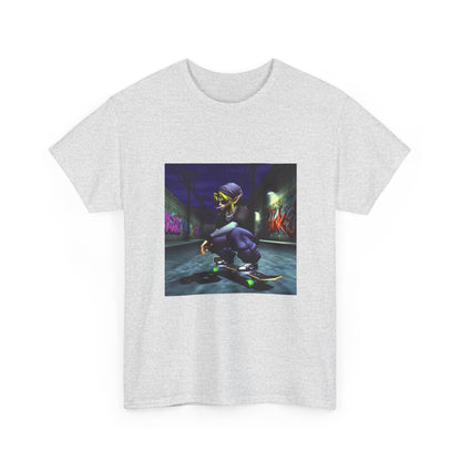 Edgy Link Skater Smoking Alley Tee
