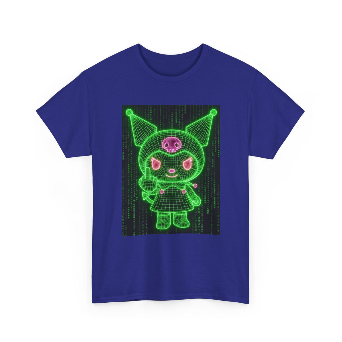 Kuromi Flipping The Bird Matrix Tee