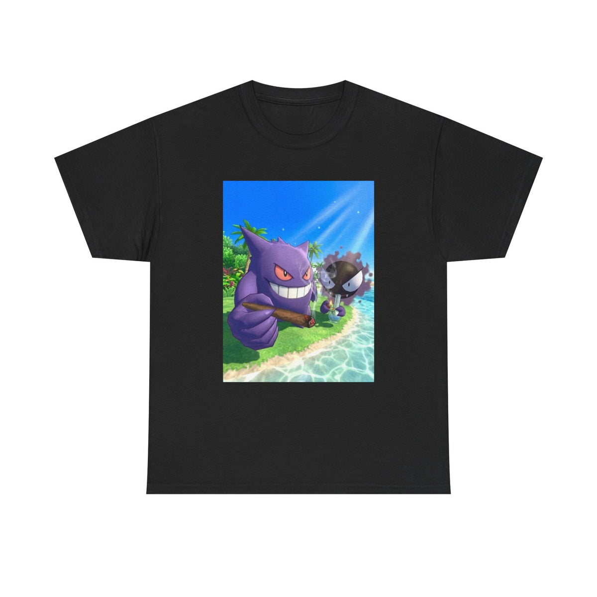 Gengar and Gastly Chillin' By The Beach