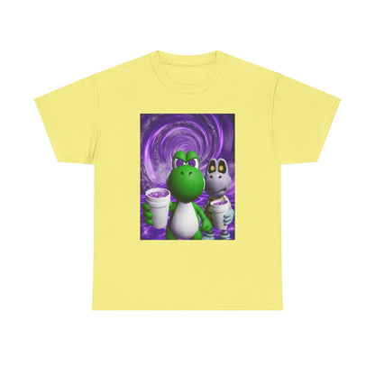 Yoshi And Dry Bones Sippin' Purple