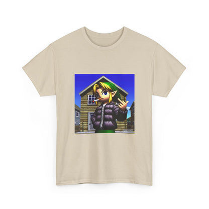 Edgy Hero Smoking And Flipping The Bird Tee