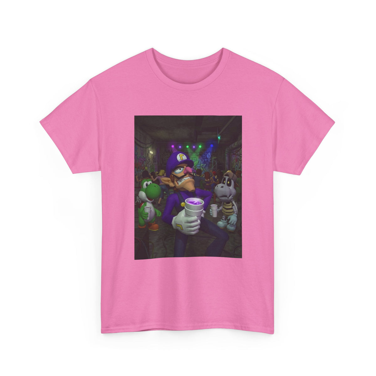 Waluigi, Yoshi, And Dry Bones Clubbin' Tee