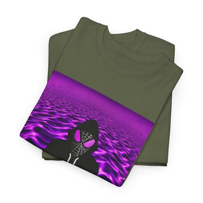 Spider-Hoodie With Purple Swirls Tee