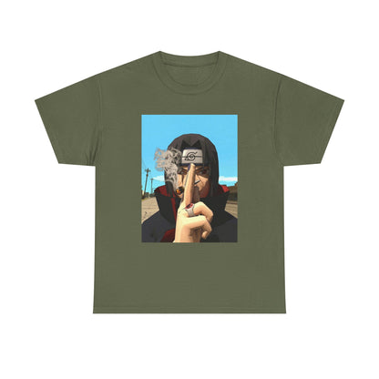 Itachi Uchiha Smoking Cigar Streetwear Tee