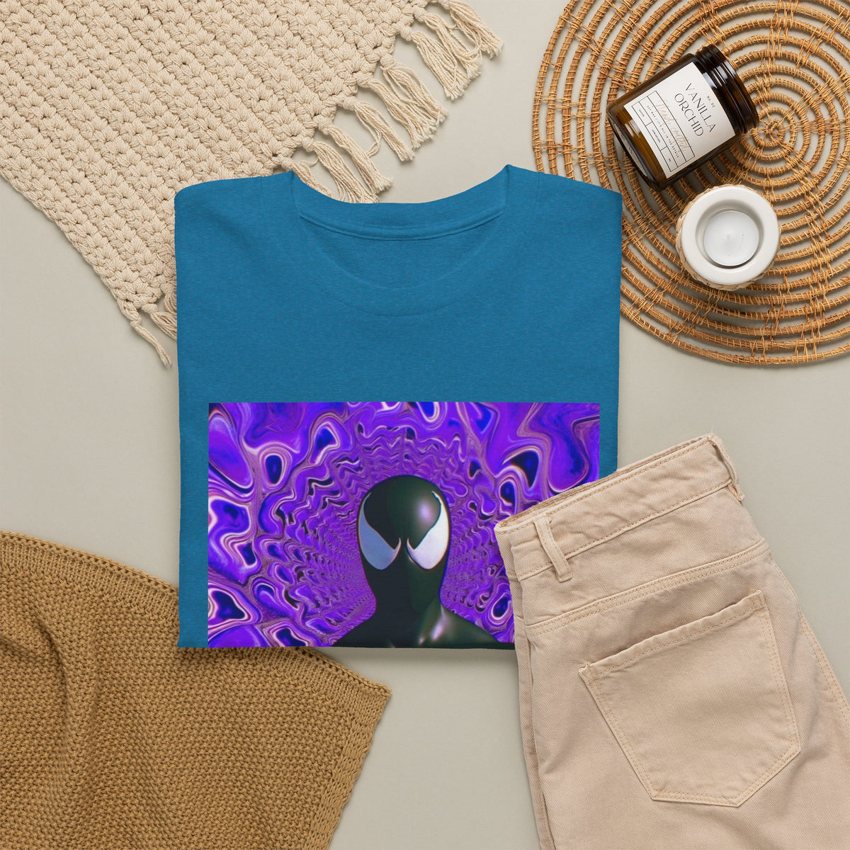 Venom Spider-Man Holding Purple Double Cup