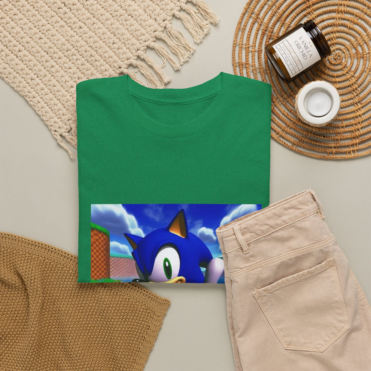 Sonic Giving Thumbs Up With Mario
