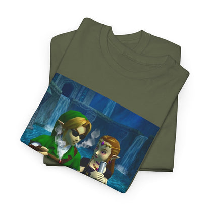 Link And Zelda Chillin' By The Water