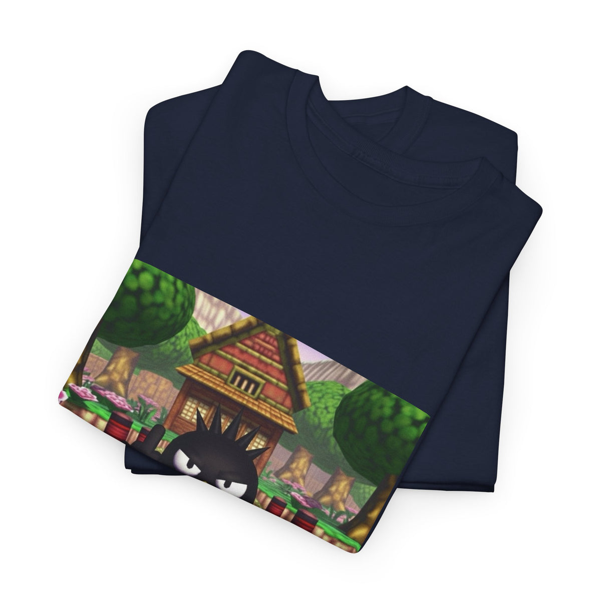 Grumpy Black Bird Flipping Off Tee
