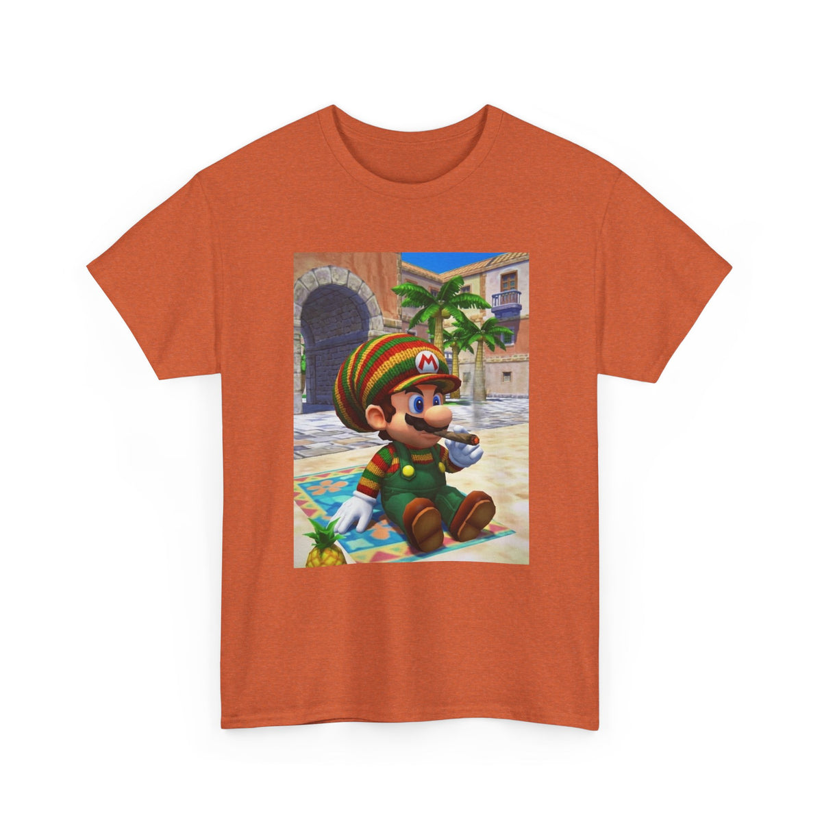 Rasta Mario Chilling With A Blunt