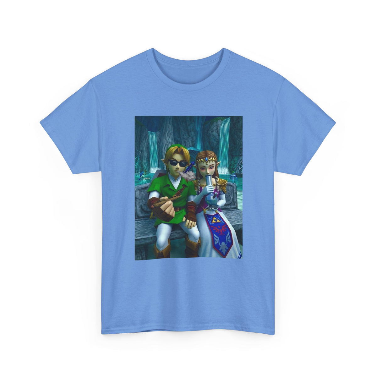 Link And Zelda Sharing A Smoke Tee