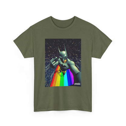 Batman Giving Finger On Rainbow Cape