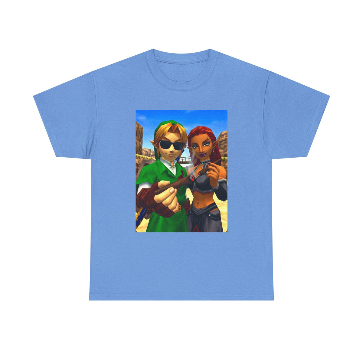 Link And Gerudo Blazing Out West Tee