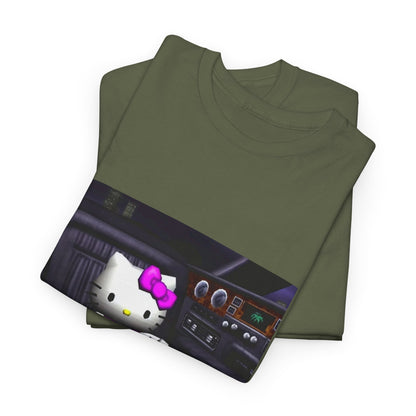 Kitty Pouring Purple Drank In Car Tee