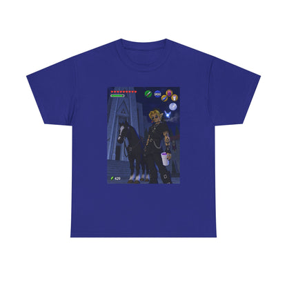 Goth Link Smoking With Epona Tee