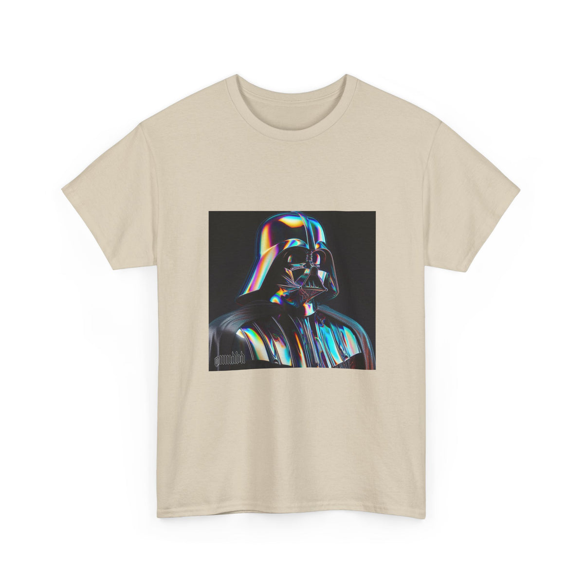 Holographic Dark Lord Vaporwave Icon Tee