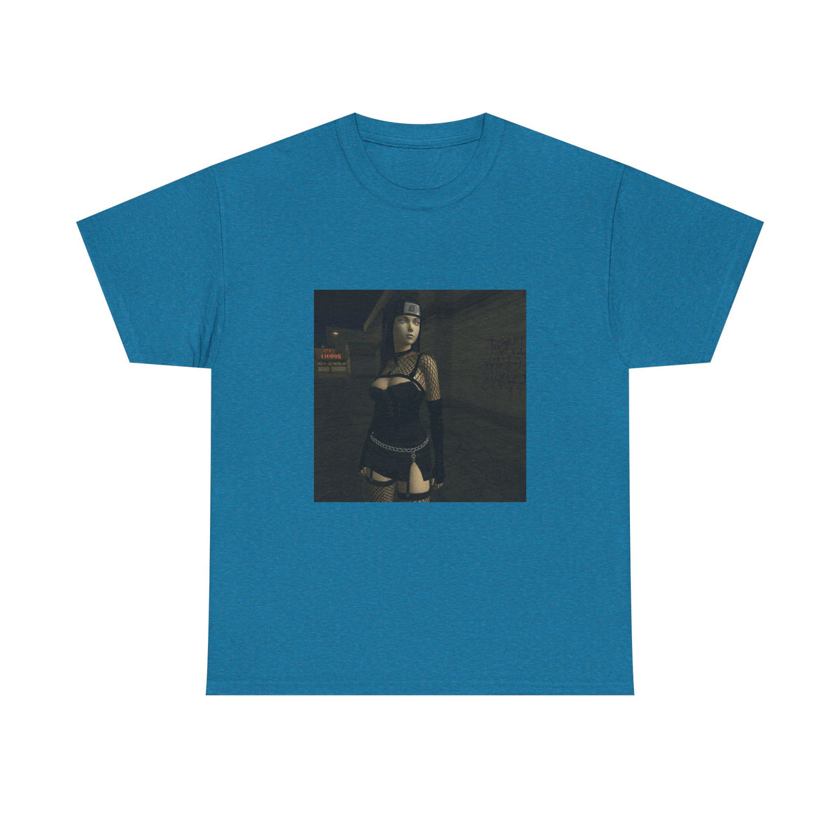 Anime Kunoichi Character Street Scene Tee