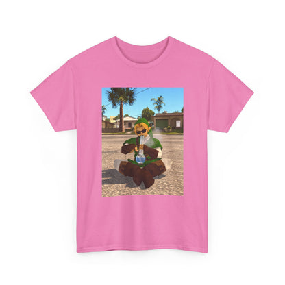 Stoner Link Taking A Bong Hit Tee