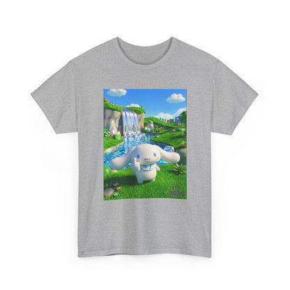 Cinnamoroll Flipping The Bird In Lush Landscape