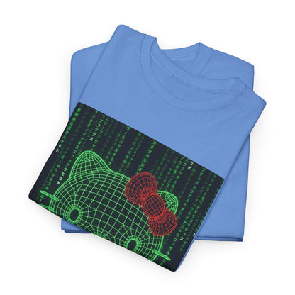 Cyber Hello Kitty Flips The Bird Tee