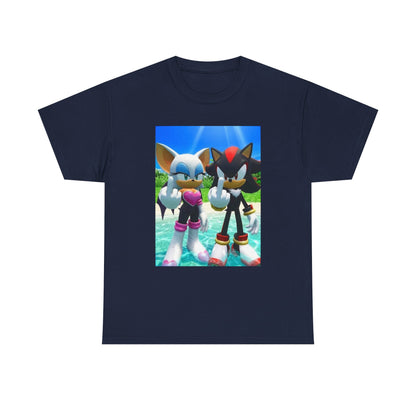 Rouge And Shadow Flipping The Bird Tee (Design 4)