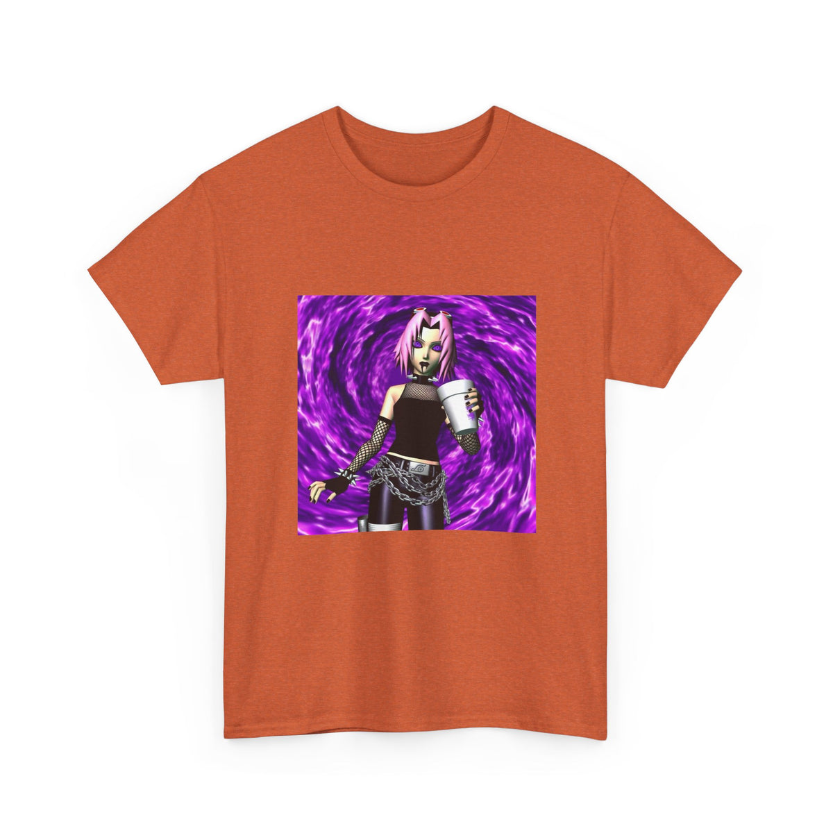 Goth Sakura With Purple Drank Tee