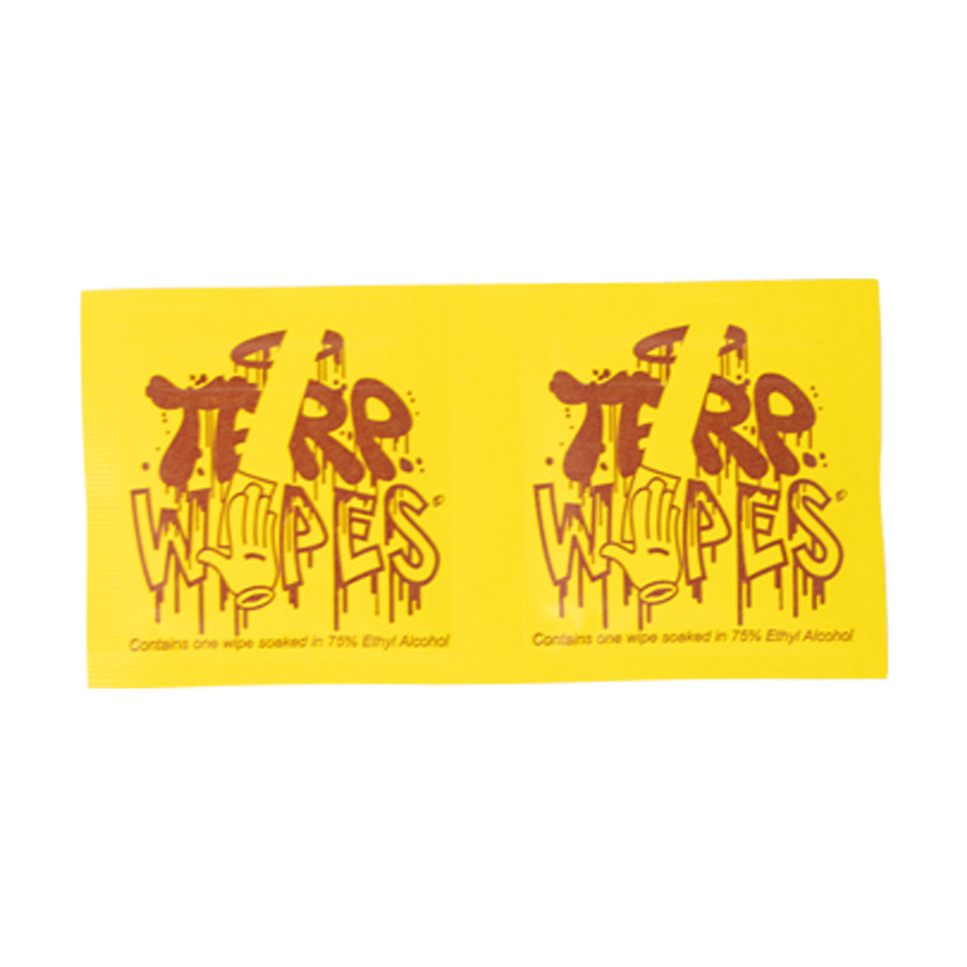 Terp Wipes Ethyl Alcohol Cleaning Swabs 70-Pack - Safe for Glass & Metal