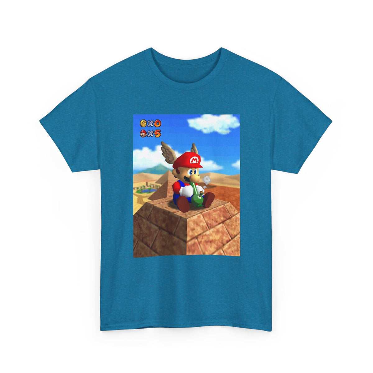 Wing Cap Mario Enjoying The Desert View Tee