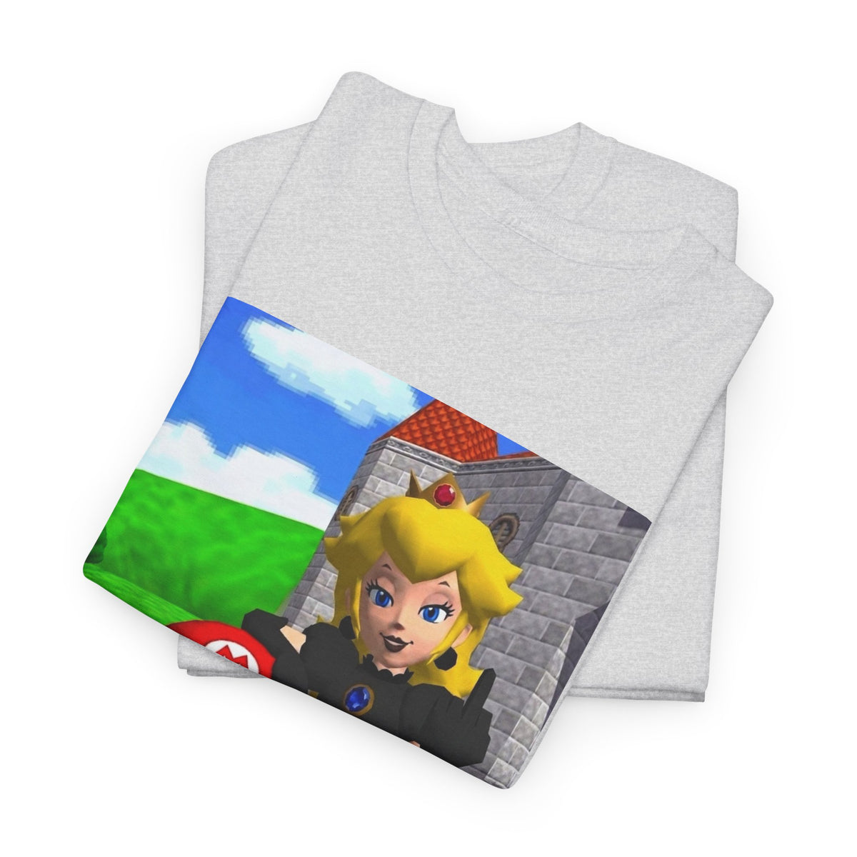 Princess Peach Flipping The Bird Tee