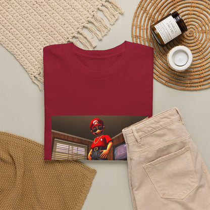 Gangster Mario Chillin' In The Crib Tee