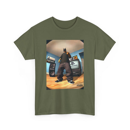 Gamer Batman Flipping Off In His Room